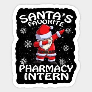 Santas Favorite Pharmacy Intern Christmas Sticker